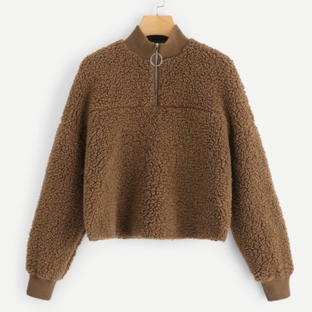 SHEIN teddy pullover